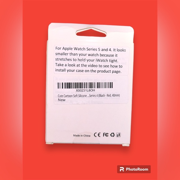 NWT Minnie Mouse Ears Apple Watch Cover for Series 4 Size 40mm - Picture 2 of 2